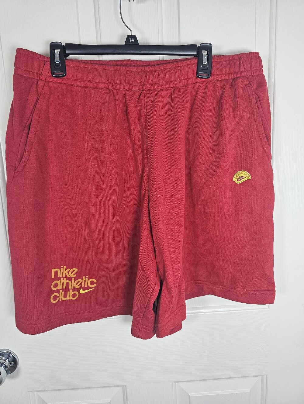 Nike Men's Athletic Club shorts Red Size XL